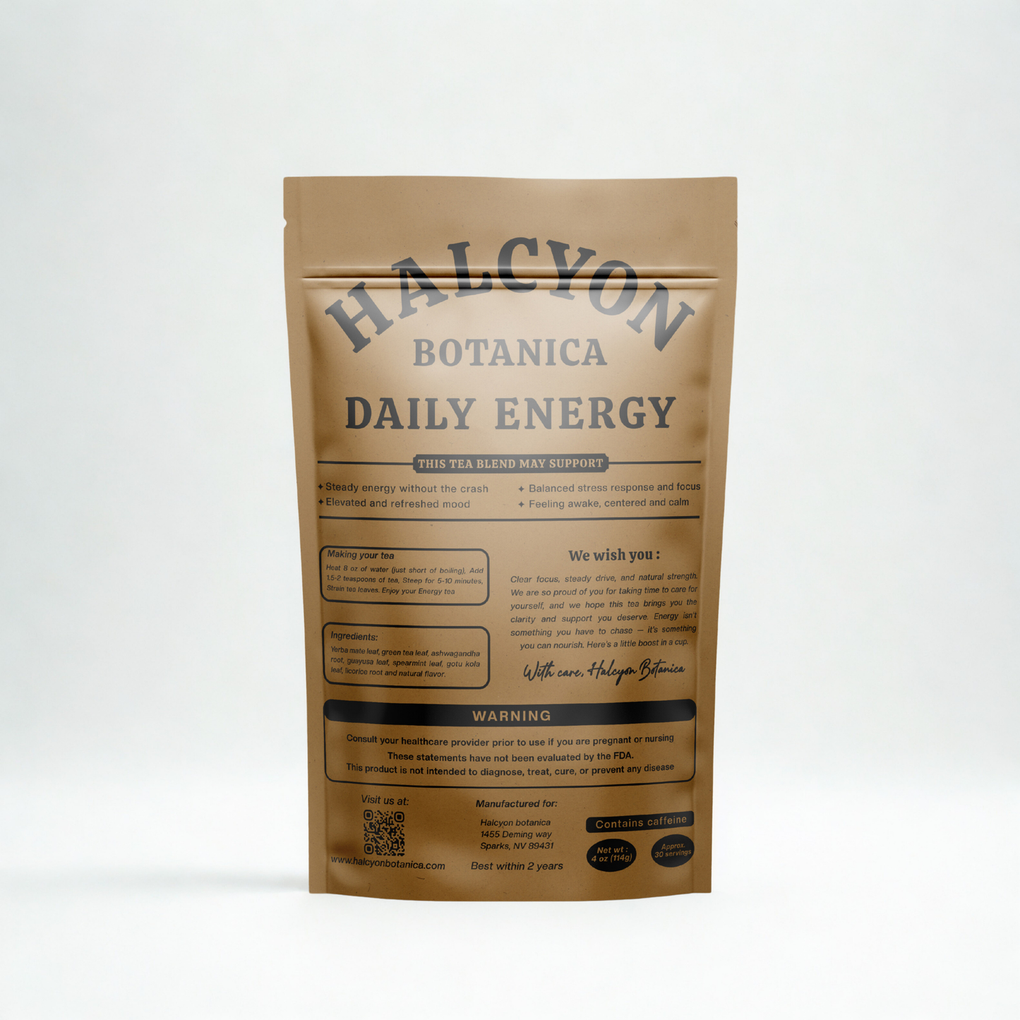 Daily Energy loose leaf tea