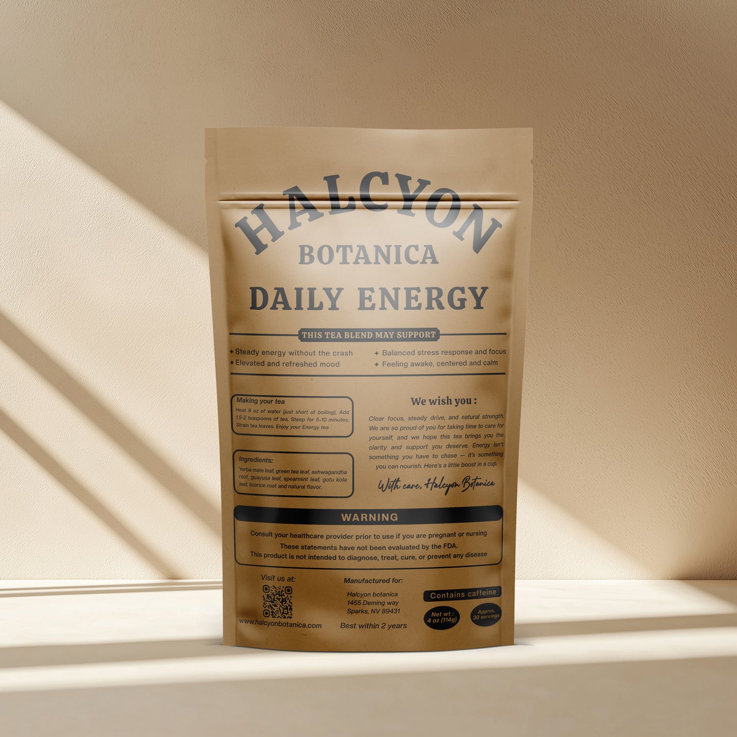 Daily Energy loose leaf tea